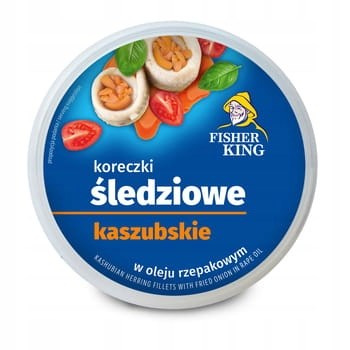 Koreczki śledziowe Kaszubskie w oleju 200g Fisherking