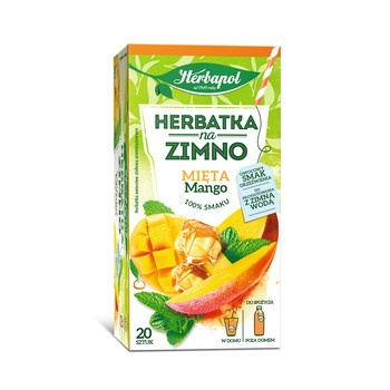 Herbapol Herbatka na zimno mięta mango 36 g (20 x 1,8 g)