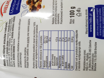 Helio Mieszanka studencka 100g