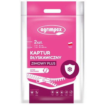 Agrimpex Kaptur ochronny zimowy błyskawiczny 50x80 cm 2 szt.