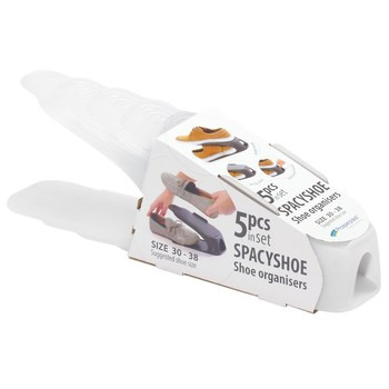 Organizer na buty SPACYSHOE SET 30-38 - przeźroczysty, kpl. 5 szt.