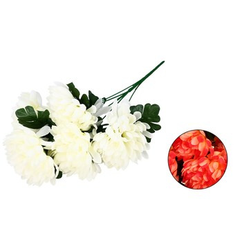 EM&EM Bukiet kwiatów sztucznych chryzantema 5 główek