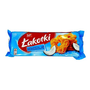 San Łakotki Herbatniki kokosowe 168 g