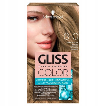 Schwarzkopfgliss Color Farba do włosów naturalny blond 8-0