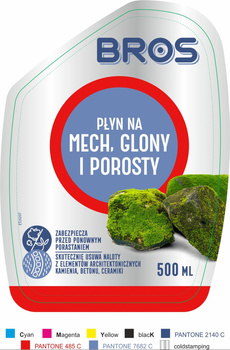 BROS - płyn na mech,glony i porosty 500ml