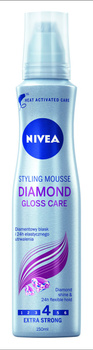 Nivea Nivea Diamondgloss Care Pianka DO Włosów 150ml