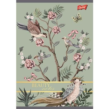 Unipap zeszyt okładka laminowana A4, 60 kartek, krata Magic Garden