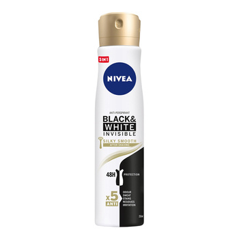 Nivea Black&White Invisible Silky Smooth Antyperspirant Spray 250ml