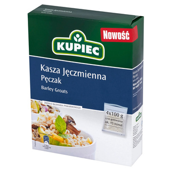 Kupiec Kasza jęczmienna pęczak 400 g (4 torebki)