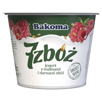 BAK.JOGURT 7 ZBÓŻ MALINA 300G