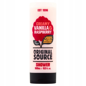 Original Source Creamy Vanilla & Raspberry Żel pod prysznic 500 ml