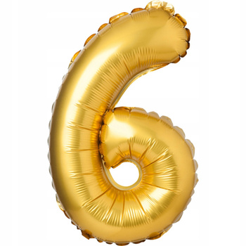 Balon foliowy cyferka XXL - nr 6
