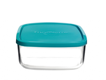 Pojemnik szklany z pokrywą FRIGOVERRE kwadratowy 19cm