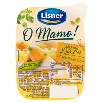 Lisner O Mamo! Sałatka jajeczna ze szczypiorkiem 140 g