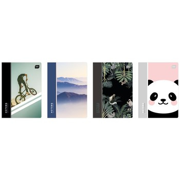 Zeszyt A5 96 kartek, kratka PP, INTERDRUK