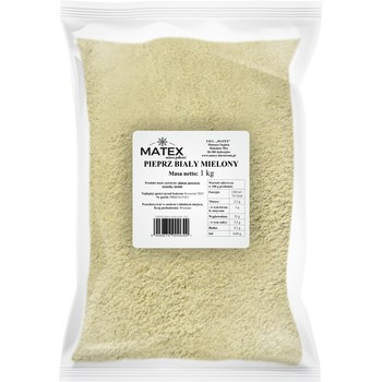MAT.PIEPRZ BIAŁY MIEL.1KG