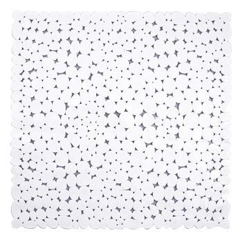 Mata łazienkowa motyw białych kamyczków