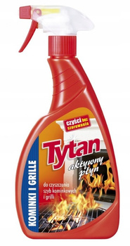 PŁYN DO CZYSZCZENIA SZYB KOMINKOWYCH I GRILLI TYTAN SPRAY 500G
