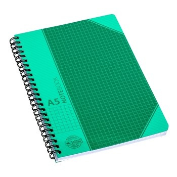 Kołonotatnik A5/80k plast.  mix  Taurus Studio