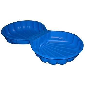 Piaskownica 2 częściowa  Muszelka niebieska