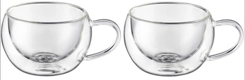 Zestaw 2 szklanek termicznych z uchwytem 300 ml MIA