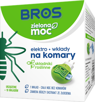 BROS - Zielona Moc elektro + 10 wkładów na komary