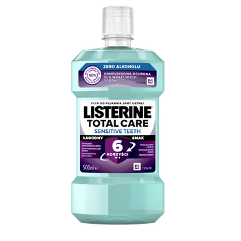 Listerine Total Care Sensitive Płyn do płukania jamy ustnej 500 ml