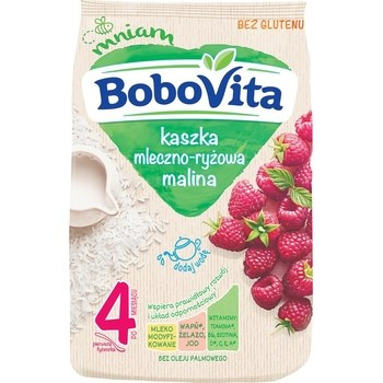 BV.KASZKA MLE-RYŻ-MALINO 230G