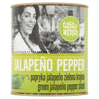 Casa de Mexico Papryka Jalapeño zielona krojona 2,9 kg
