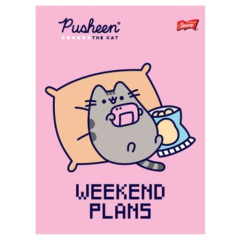 Unipap zeszyt okładka laminowana A5, 32 kartki, linia Pusheen