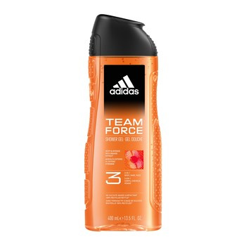 adidas Team Force żel pod prysznic 3 w 1 dla mężczyzn, 400 ml