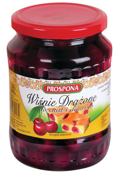 WIŚNIE DRĄŻONE DO CIAST I DESERÓW 720g