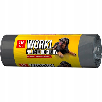 Grosik worki na psie odchody 16szt