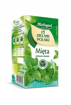 Herbapol Zielnik Polski Herbatka ziołowa mięta 40 g (20 x 2 g)
