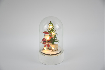 Drzewko świąteczne w szklanej osłonie