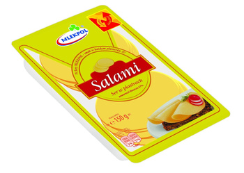 Mlekpol Ser Salami w plastrach 150 g