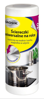 Grosik Ściereczki uniwersalne na rolce 40 sztuk