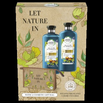 Herbal Essences bio:renew Zestaw szampon z marokańskim olejkiem arganowym 400ml i odżywka 360ml