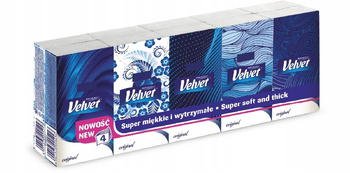 Velvet Original Chusteczki higieniczne 10 x 10 sztuk
