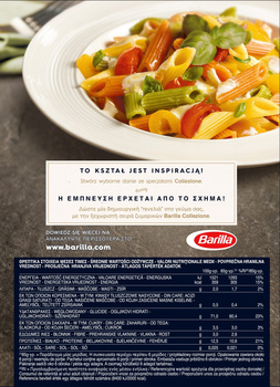Barilla Collezione Makaron Mezze Penne Tricolore 500 g