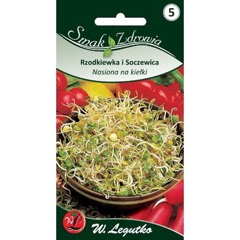 Nasiona na kiełki - soczewica  30g Legutko