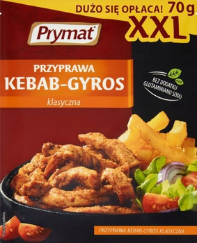 Prymat Przyprawa kebab-gyros klasyczna XXL 70 g
