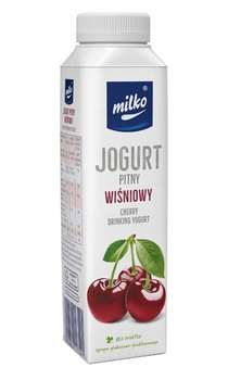 Milko Jogurt pitny wiśniowy 330 ml