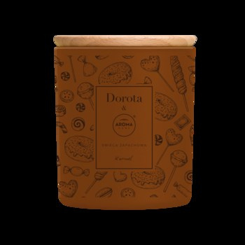 Świeca Aroma Home & Dorota 150g Karmel
