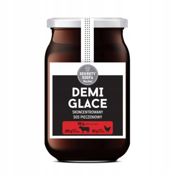 DEMI GLACE skoncentrowany sos pieczeniowy, wołowo, drobiowy. 900g
