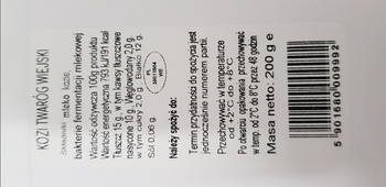 Kozi twaróg wiejski 200 g Danmis