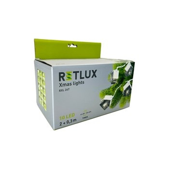 Domki pokryte śniegiem 10LED łańcuch 2,3m -RXL267