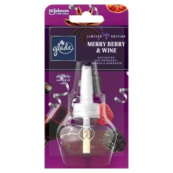 Glade® electric scented oil - Merry Berry & Wine, zapas