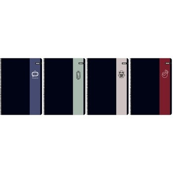 KOŁOZESZYT A4/80k. Kratka / MEN VIBE