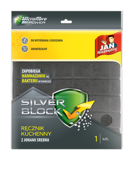 Jan Niezbędny Silver Block Ręcznik kuchenny z jonami srebra 41 cm x 64 cm